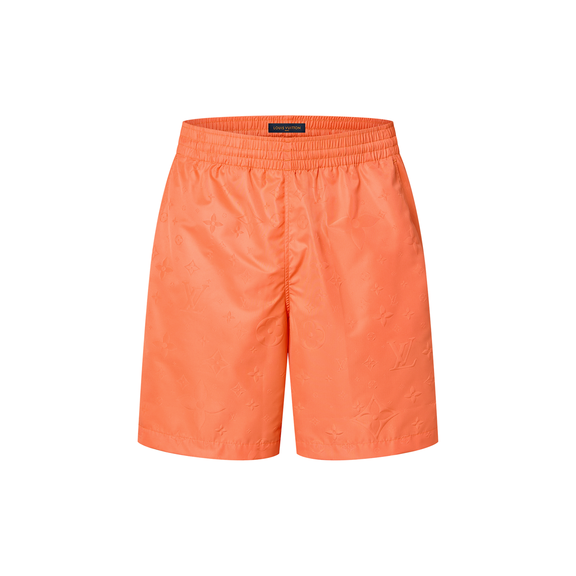 Monogram Nylon Swim Board Shorts Luxury Orange LOUIS VUITTON